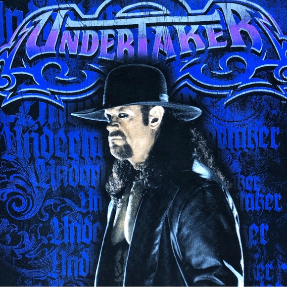 2007 The Undertaker WWE Double Sided Amazing Graphic Tee - Size Medium